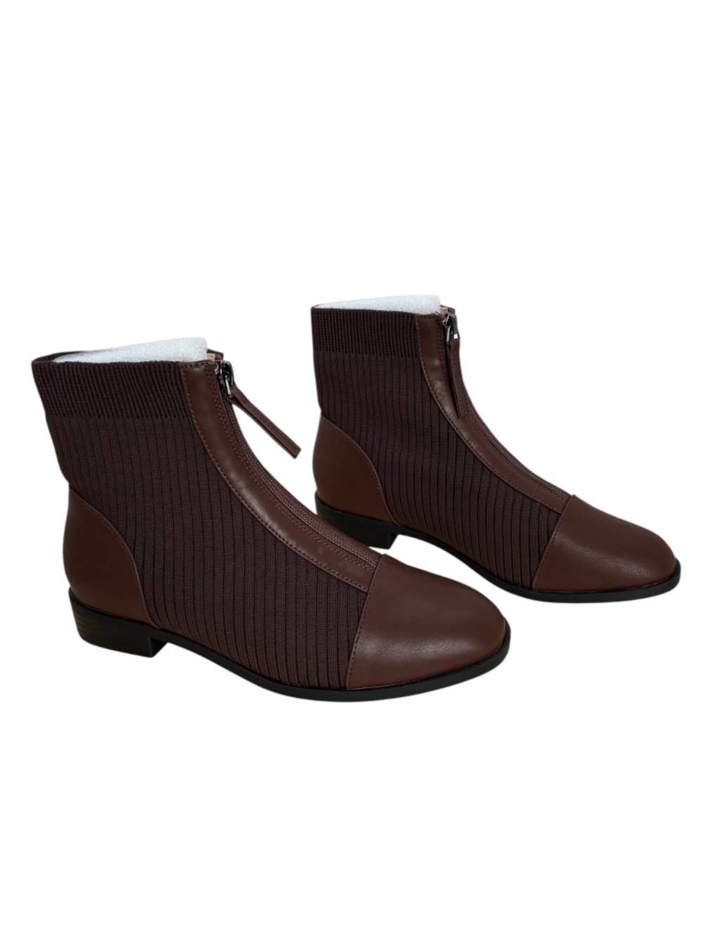 The Journee Collection Bexlie Brown Ankle Boots Size 6.5